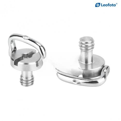 Винт с кольцом для быстросъемных пластин Leofoto UNC 1/4'' D Shaft Screw