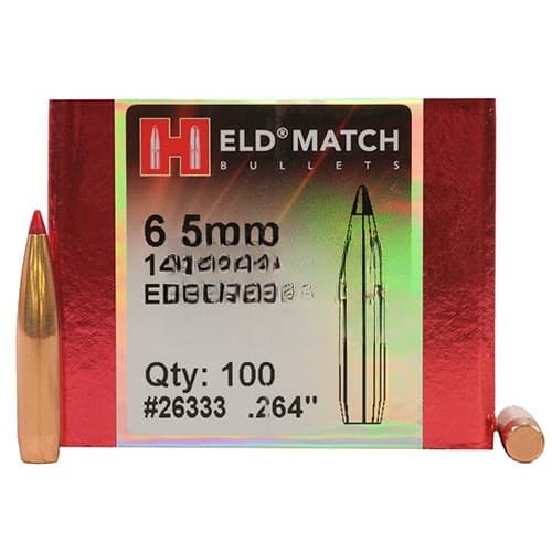 Пули Hornady ELD-M 6,5 cal .264 147 Gr 100 шт