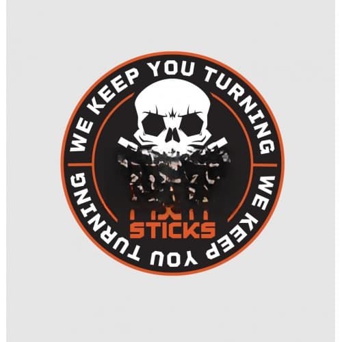 Патч FIX IT STICKS Skull Circle PVC Patch