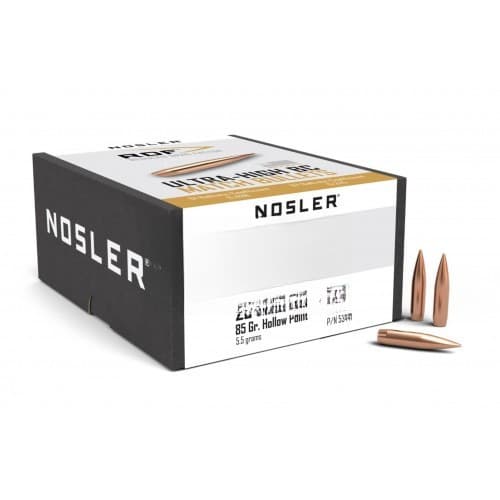 Пули NOSLER 22 CAL. (.224") 85 GR. RDF HP (100шт)