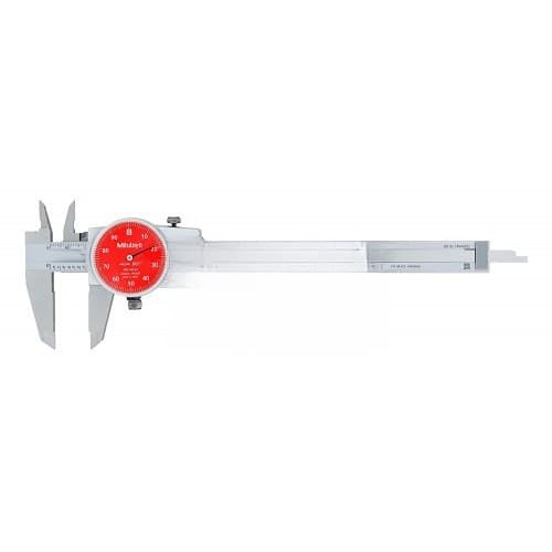 Штангенциркуль Mitutoyo 505-742-54 D6"TX-6 Dial Caliper, Red Face, 0.1"/Rev, 0"-6", 0.001"