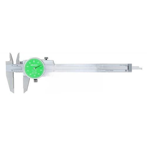 Штангенциркуль Mitutoyo 505-742-53 D6"TX-6 Dial Caliper, Green Face, 0.1"/Rev, 0"-6", 0.001"