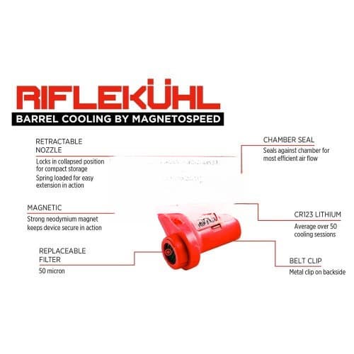 Охладитель ствола Riflekühl Barrel Cooler by MagnetoSpeed