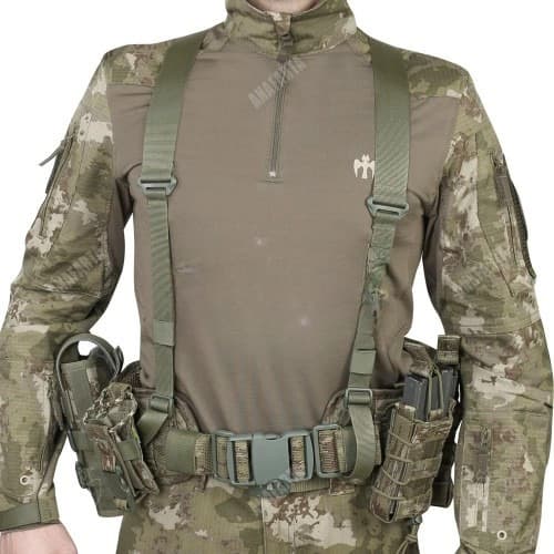 Тактический пояс, Снаряженный, Камуфляж TAF, T2