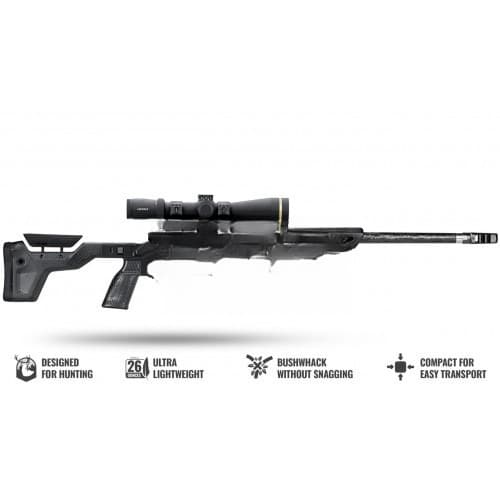 Шасси с складным прикладом MDT HNT26 CHASSIS SYSTEM, Tikka T3X, SA, FOLDING, RH (Black)