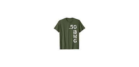 Футболка .50 BMG Caliber Bullet Ammo Round Ammunition