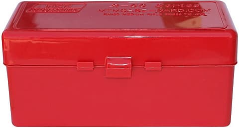 Коробка для 50 патронов MTM R-50 (22 Hornet, 30 Carb)