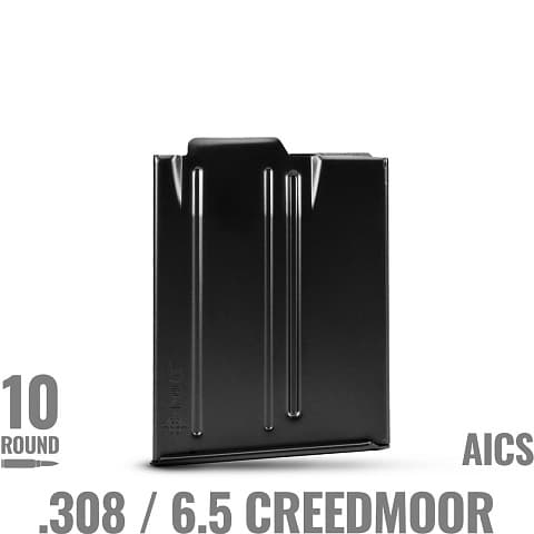 Магазин MDT METAL AICS 10rd .308/6.5 CREEDMOOR без передней пластины