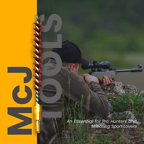 Набор ершиков McJ Tools, к. 270 (7 мм), папа 8/32, бронза