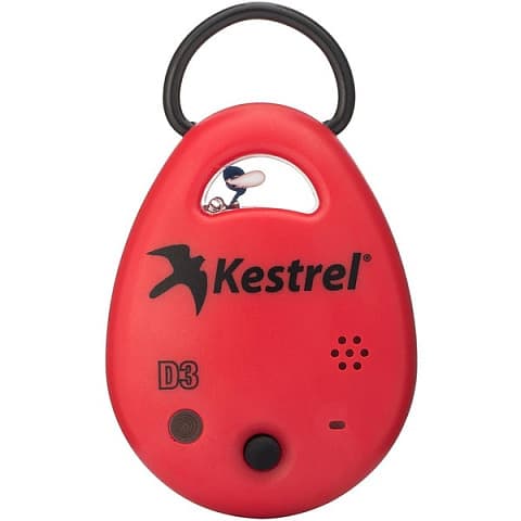 Портативный метеорегистратор Kestrel Drop D3, цвет красный