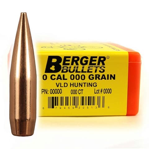 Пули Berger Elite Hunter 180gr .30cal (100шт)