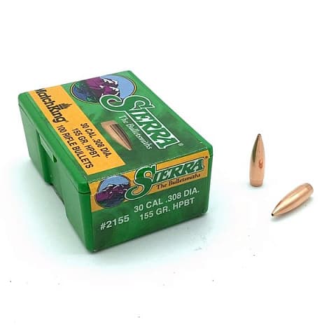Макеты пуль  SIERRA HPBT Match 155gr 308