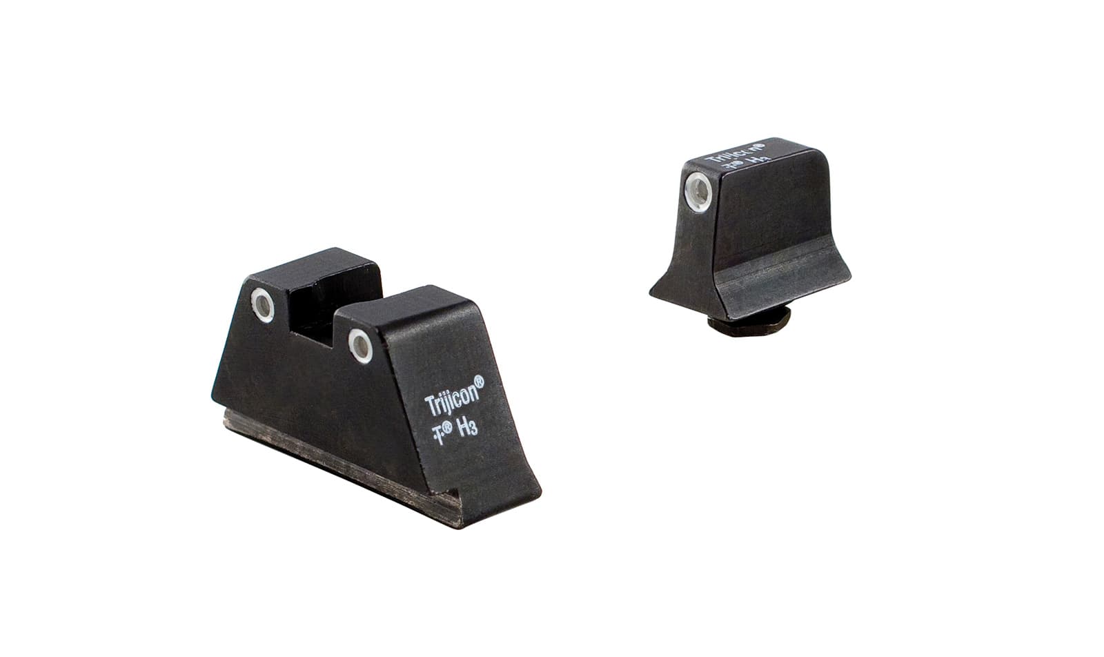 Тритиевая мушка и целик Trijicon для Glock Bright & Tough Suppressor Night Sight Set (green/yellow)