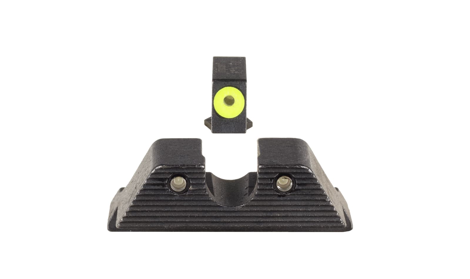 Мушка с целиком Trijicon HD Night Sight Set Standard Frames, Yellow Front Outline, для пистолета Glock