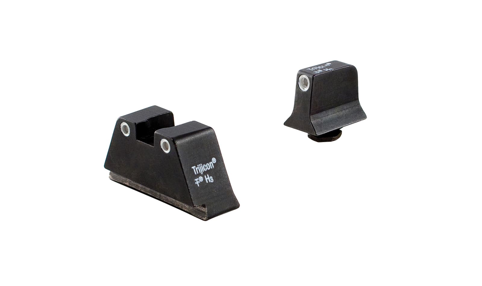 Тритиевая мушка и целик Trijicon для Glock Bright & Tough Suppressor Night Sight Set (green/green)