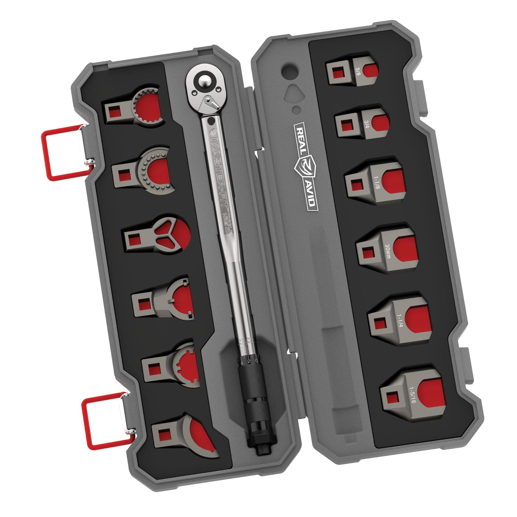 Набор головок с динамометрическим ключом Real Avid MASTER-FIT 13-PIECE AR15 CROWFOOT WRENCH SET