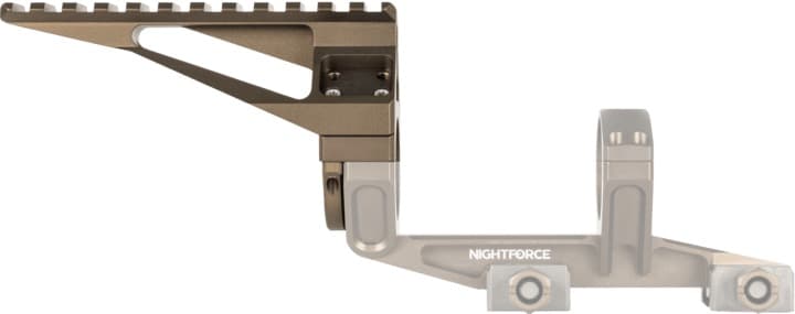 Планка picatinny полукольцо на кронштейн  Nightforce RAP-i 34mm w/Multimount Cap ( Dark Earth) (A688)