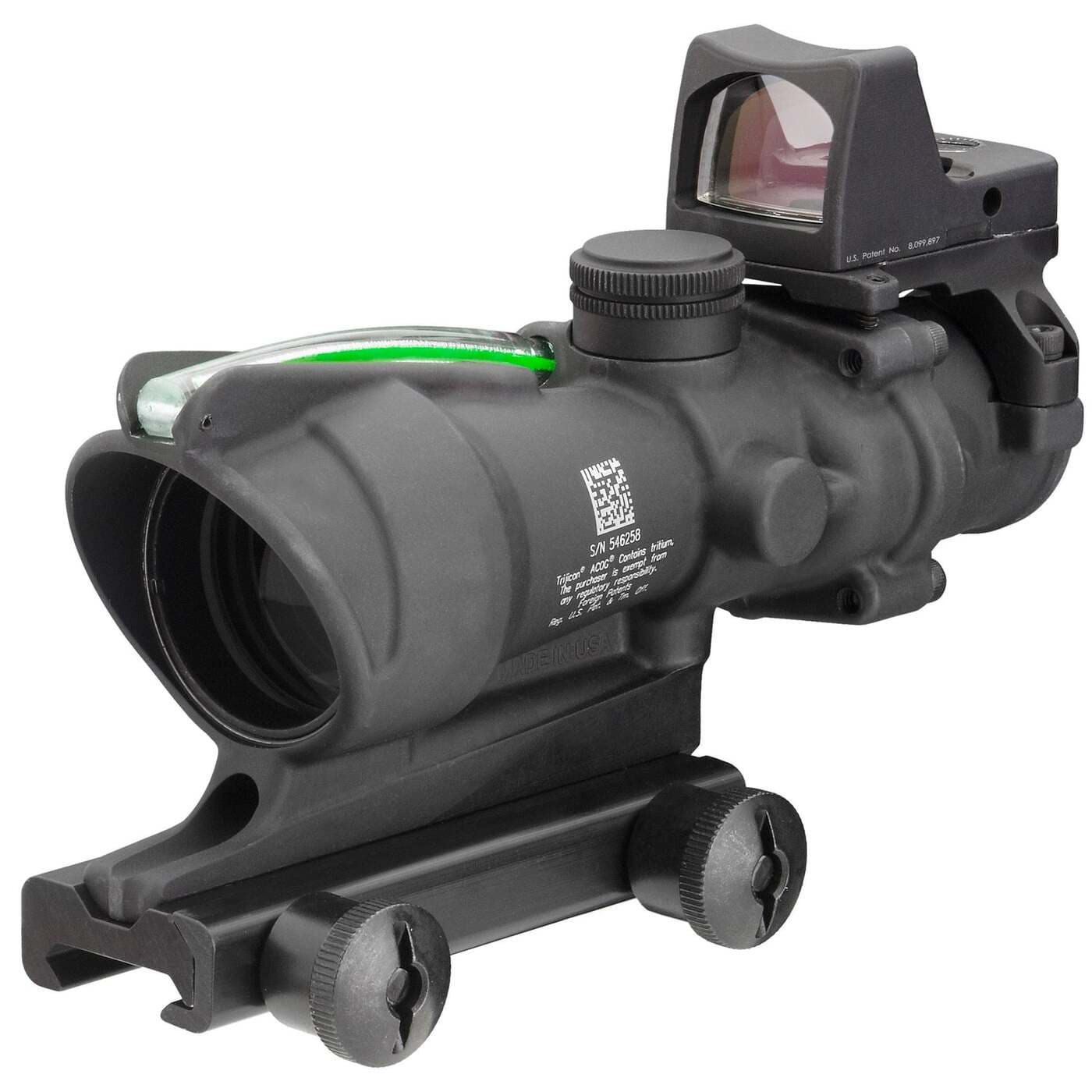 Прицел Trijicon ACOG 4x32 Dual Illum. Green Crosshair .223 & RMR Type 2 Red Dot 3.25 MOA