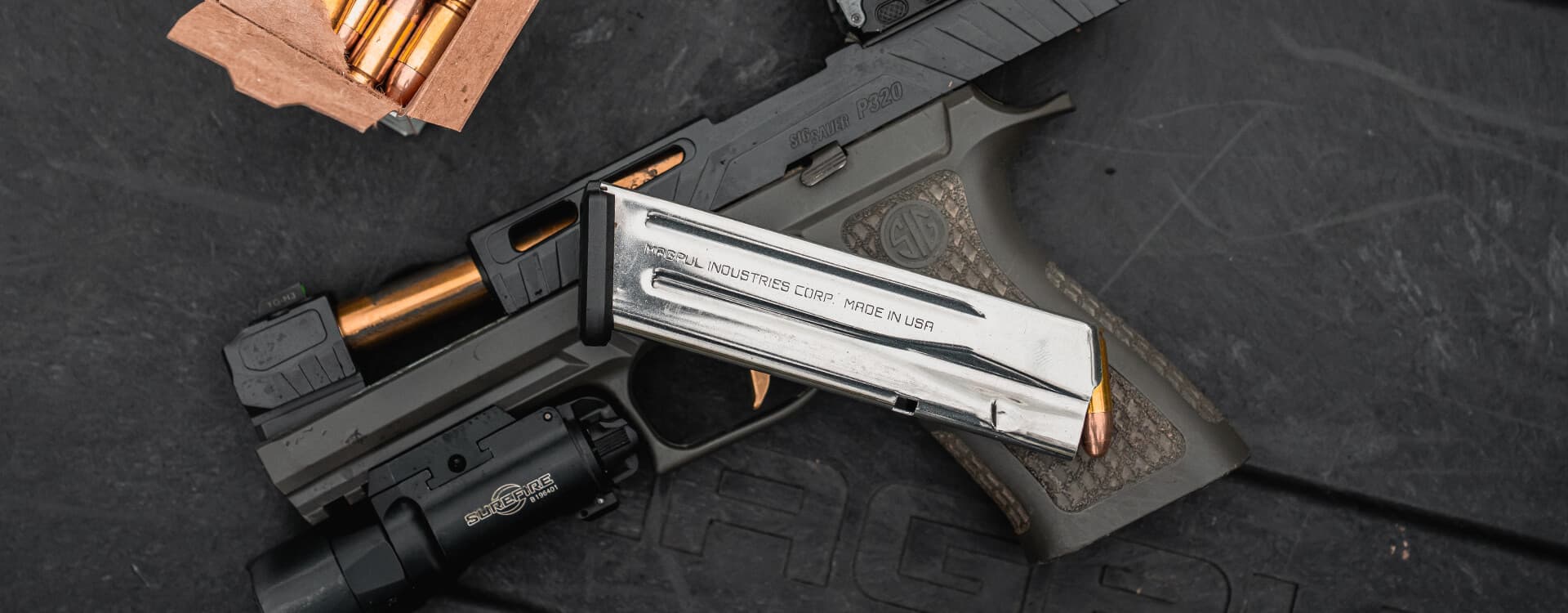 Магазин Magpul AMAG SG9 для SIG P320/M17 на 17 патронов