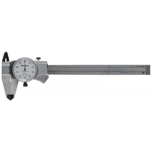 Mitutoyo 505-742 Dial Caliper, D6"TX, 0.1" per Rev, 0-6" Range, 0.001" Accuracy