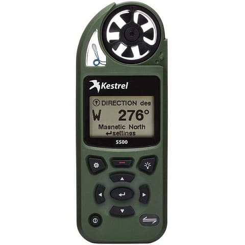 Карманная метеостанция KESTREL 5500, Link с флюгером в чехле, цвет зеленый