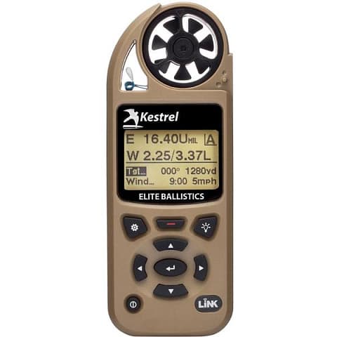 Карманная метеостанция KESTREL 5700 Elite c функцией Link и б.к. Applied Ballistics, цвет коричневый