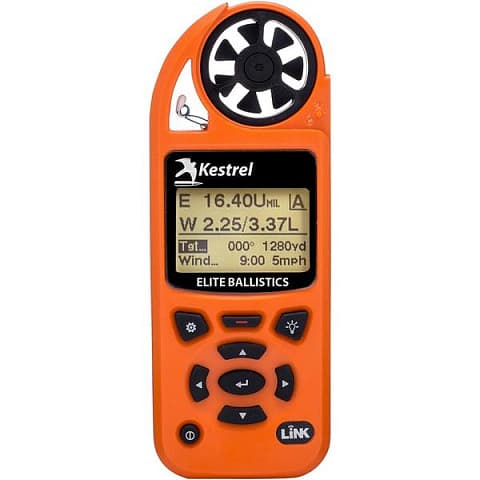 Карманная метеостанция KESTREL 5700 Elite c функцией Link и б.к. Applied Ballistics, цвет оранжевый