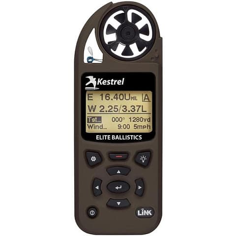 Карманная метеостанция KESTREL 5700 Elite c функцией Link и б.к. Applied Ballistics, цвет серо-коричневый