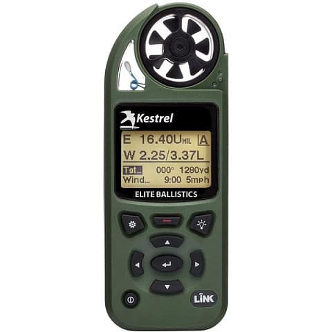 Карманная метеостанция KESTREL 5700 Elite c функцией Link и б.к. Applied Ballistics, цвет зеленый