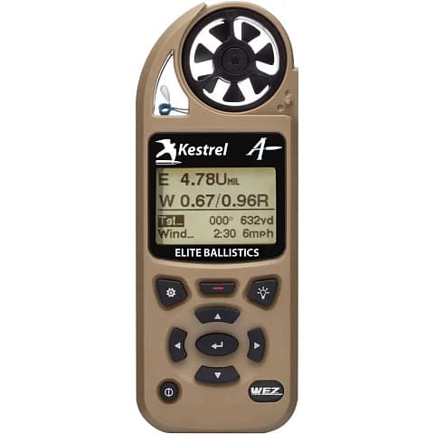 Метеостанция KESTREL 5700X WEZ Elite c функцией Link и б.к. Applied Ballistics, цвет коричневый