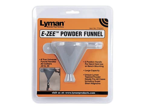 Воронка для насыпки пороха Lyman E-ZEE Powder Funel 22-50cal. пластик #7752431